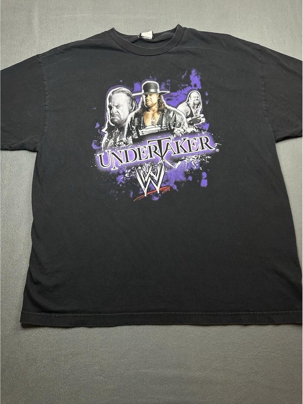 Y2K WWE Undertaker Men's Vintage Black Tshirt Size XXL